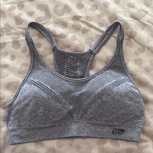 Gray Sports Bra